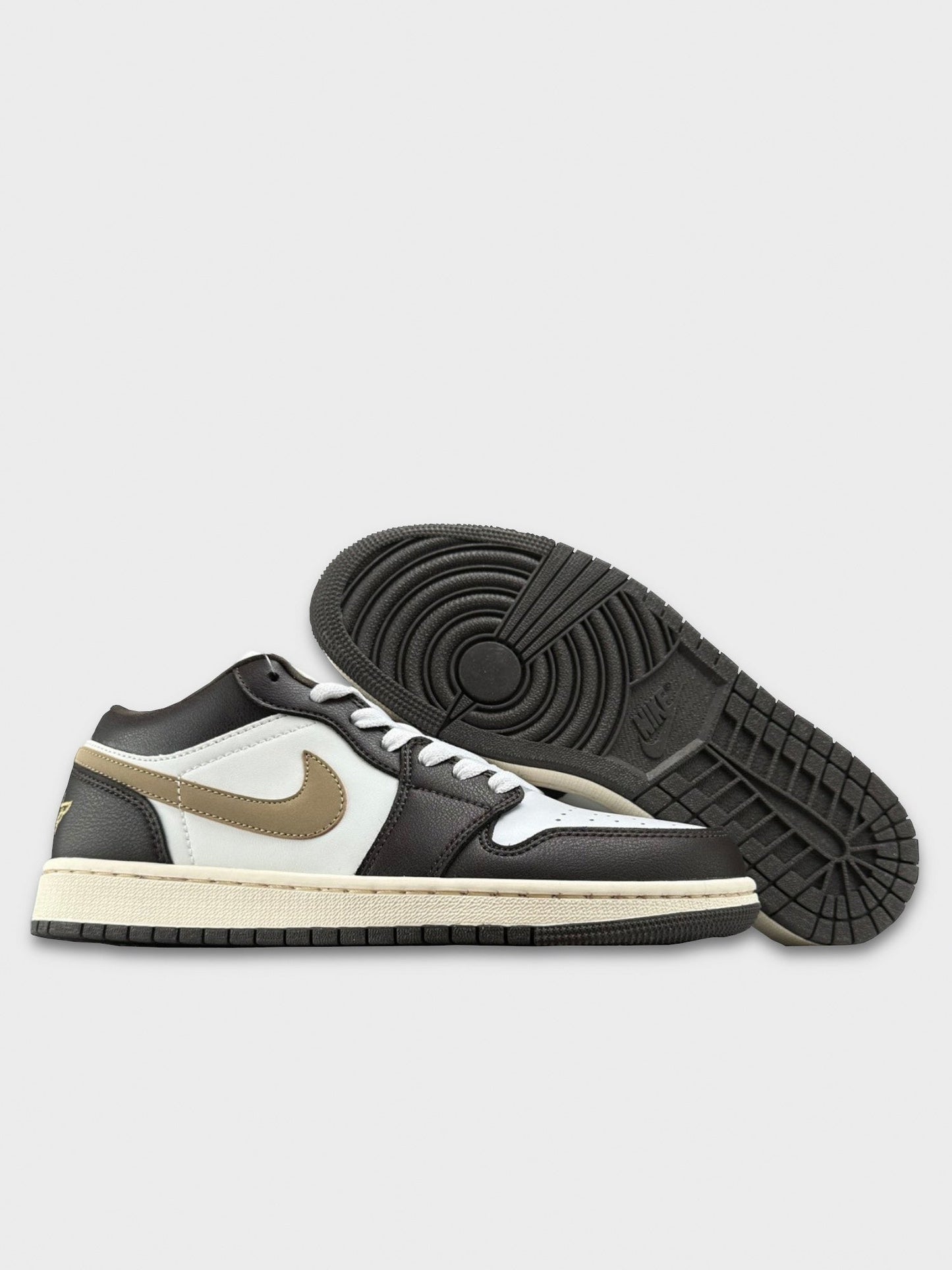 aj1 low "shadow brown" sneakers