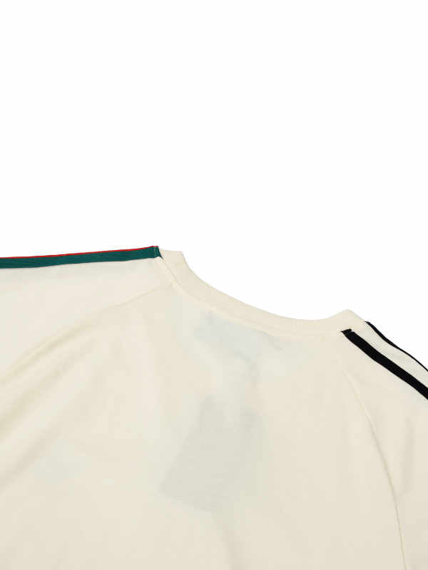 adidas x gucci trefoil print t-shirt