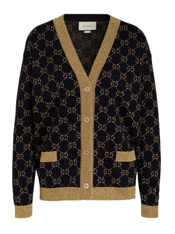gucci1.2_c4cb5476-cfb8-448e-8bd1-2b50c358b021 Cardigan GG with glitter thread - Image 1