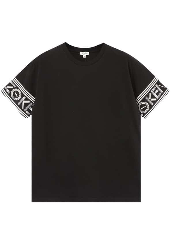 kenzo4_17dd378d-9686-4adb-b424-8ffb81274bc7 T-shirt with Paris sleeves - Image 1