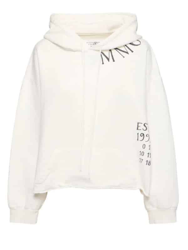 shorts1.5 Logo unbrushed sweatshirt hoodie - Image 1